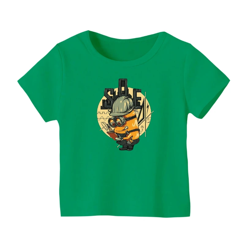 تی شرت آستین کوتاه بچگانه مدل مینیون کد ۸