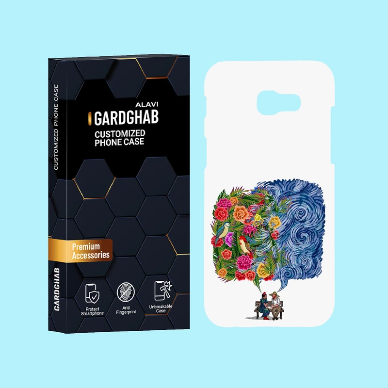 کاور گارد قاب علوی مدل هنری مناسب برای گوشی موبایل سامسونگ Galaxy A5 2017 / A520