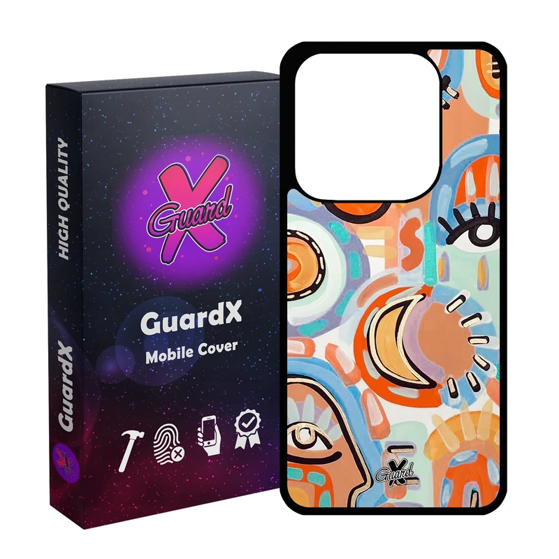 کاور گارد ایکس طرح چهره مدل 10431 مناسب برای گوشی موبایل شیائومی Redmi Note 14 4G