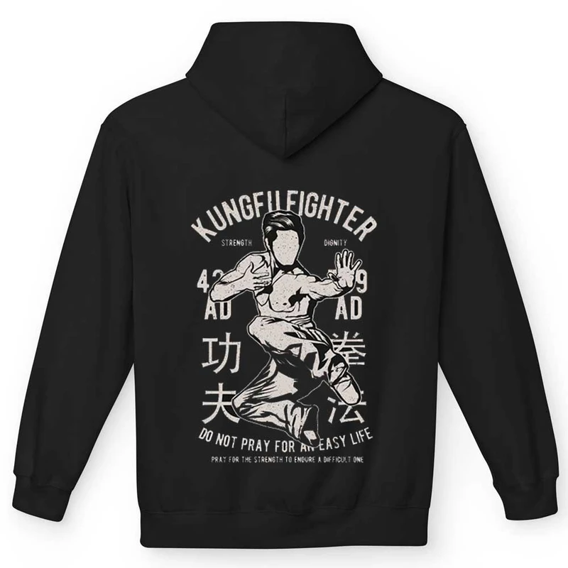 هودی مردانه مدل رشته رزمی کونگ فو کد 2-912