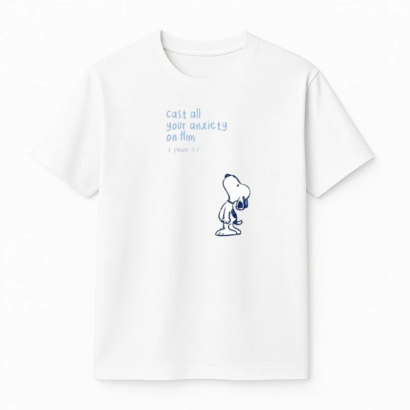 تی‌شرت آستین کوتاه پسرانه مدل اسنوپی و نوشته کد v22 