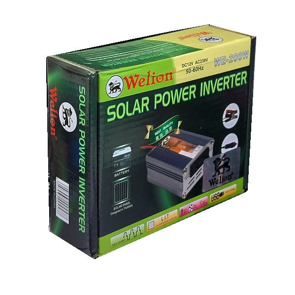 اینورتر خورشیدی ویلیون مدل WE-200W ظرفیت 200 وات