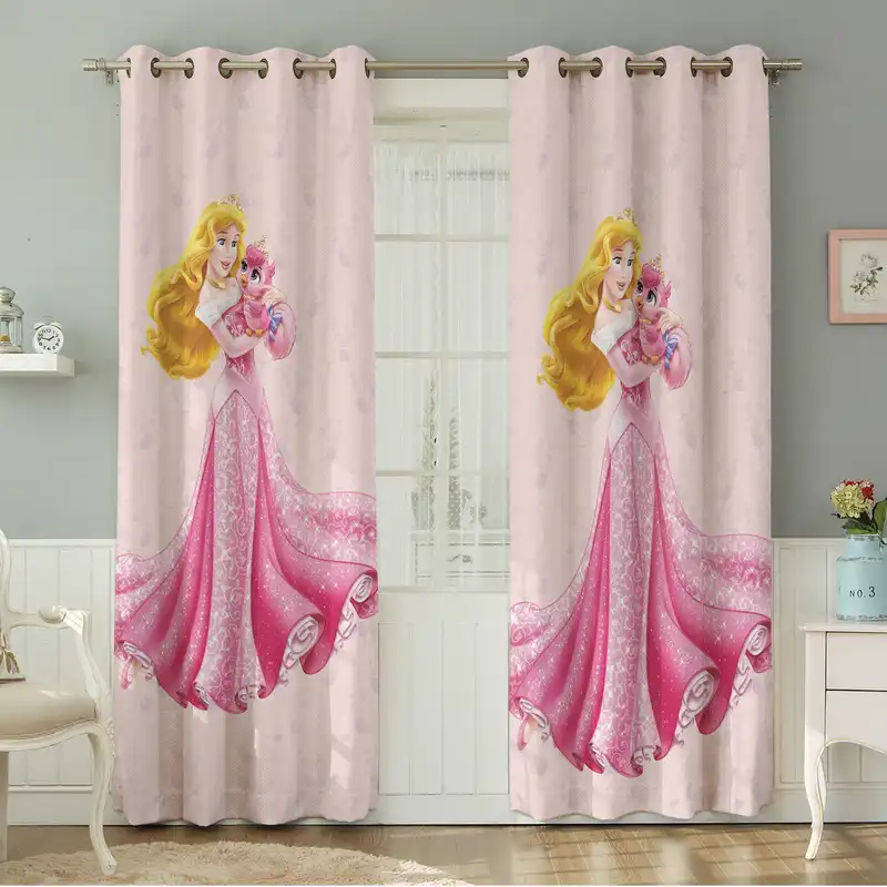 پرده نیروانا طرح کودک مدل مخمل کد 8555سایز 140×280 سانتی متر