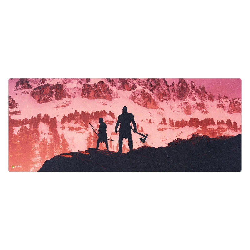 ماوس پد هومرو مدل HX296 طرح God of War سایز 40x100 سانتی‌متر