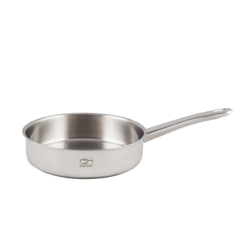 تابه پارس استیل مدل کف سه لایه کد 240 سایز 24