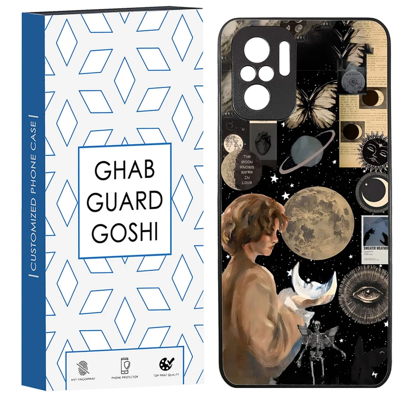 کاور قاب گارد گوشی طرح ماه کد TPU-059 مناسب برای گوشی موبایل شیائومی Redmi Note 10 4g / Redmi Note 10s / Poco m5s