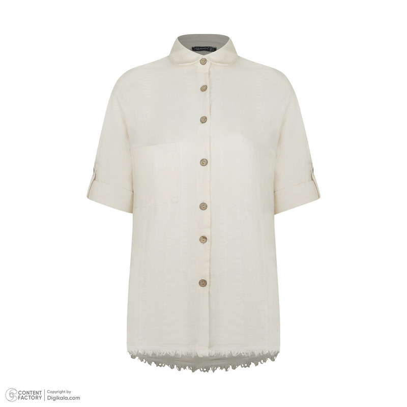 شومیز آستین سه ربع زنانه کویین مدل 105