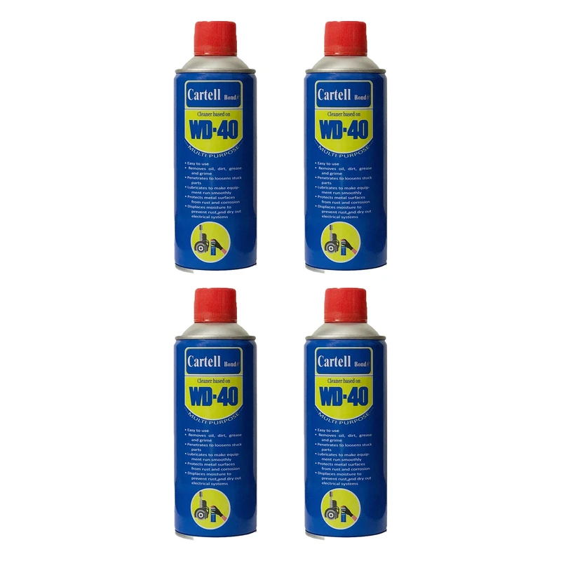 اسپری روان کننده صنعتی کارتل باند مدل CW-02 حجم 400 میلی لیتر بسته 4 عددی
