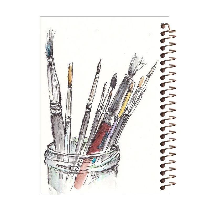 دفترچه یادداشت 60 برگ طرح لوازم التحریر کد N206