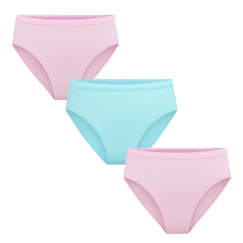 شورت زنانه مدل نخی ضد حساسیت طرح کبریتی مجموعه 3 عددی