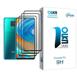 Cooling Olka Glass MIX003 Screen Protector For Xiaomi Redmi Note 9 Pro Pack Of 3