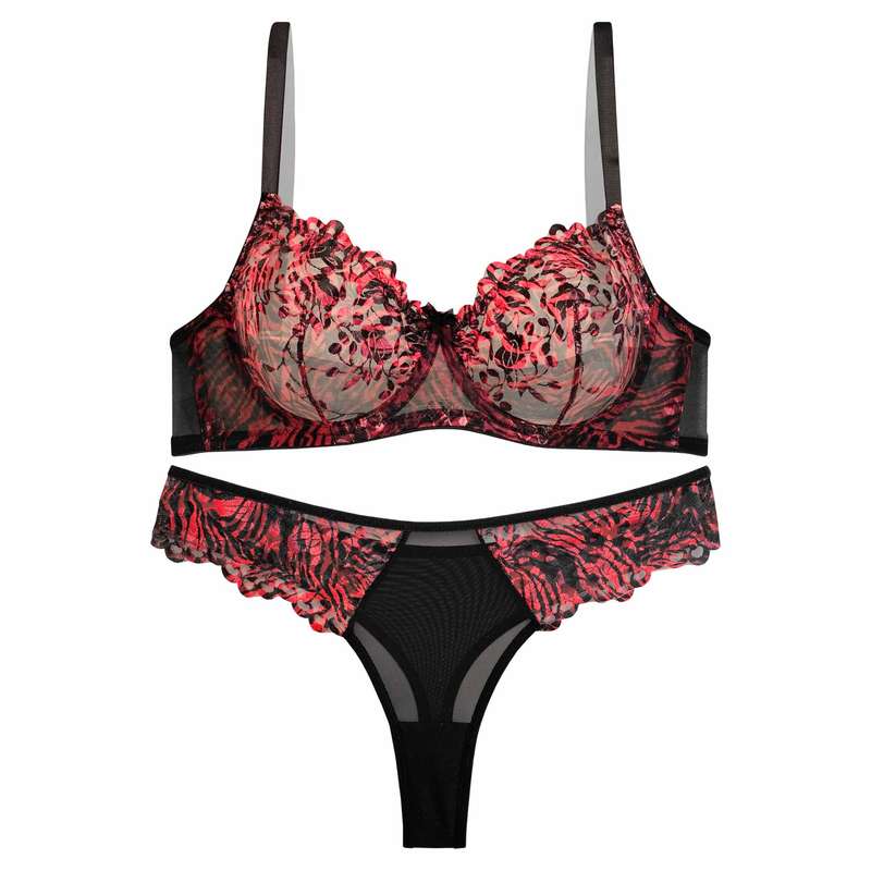 ست شورت و سوتین زنانه نوشه پوش کد 84008 رنگ مشکی