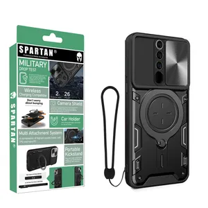 Spartan Magnet Ring Apple Strap Cover For Xiaomi Redmi 9 / Redmi 9 Prime
