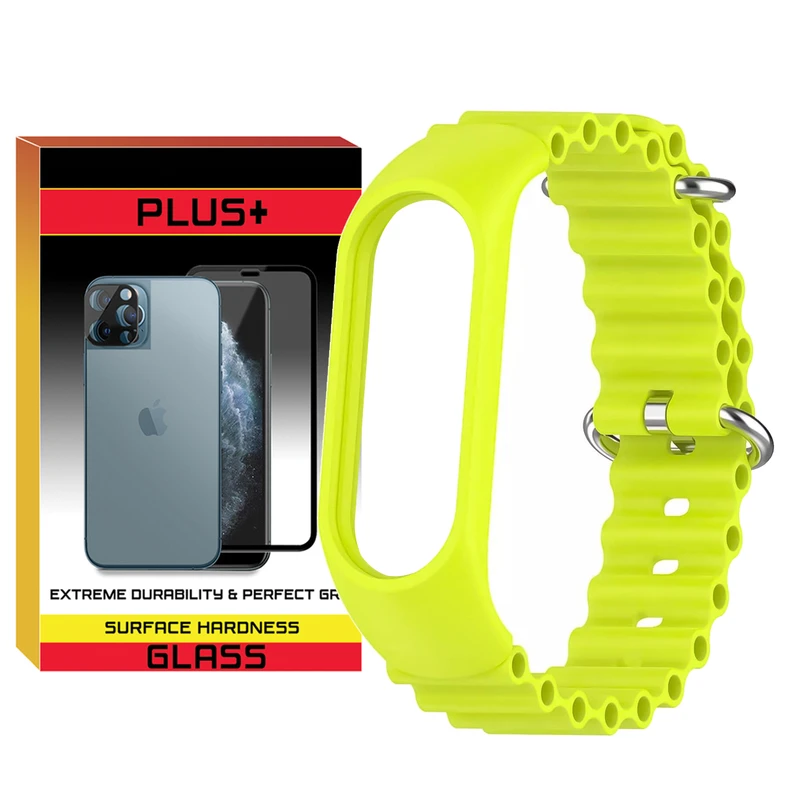 بند پلاس مدل Ocean PL مناسب برای ساعت هوشمند شیائومی Mi band 4/5/6