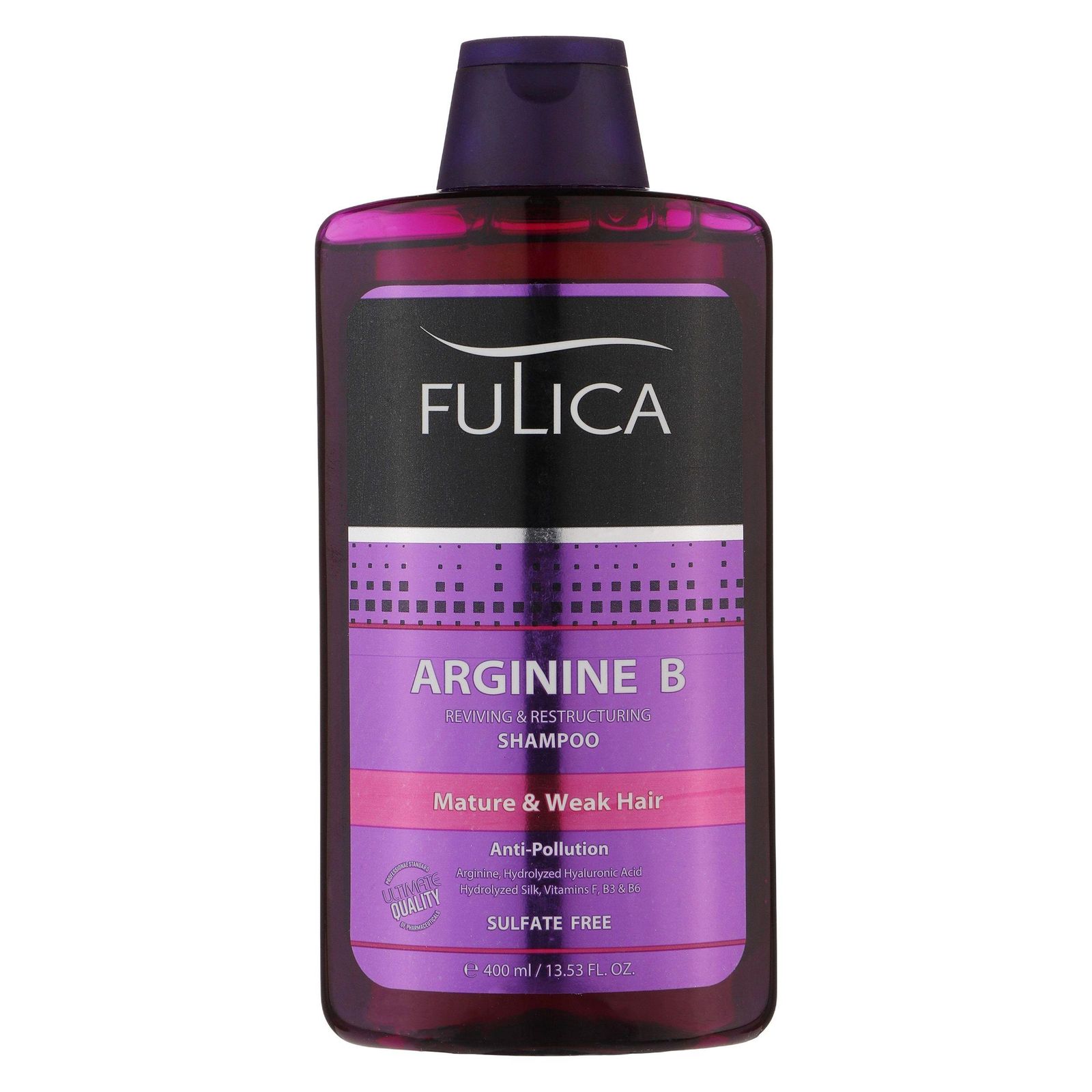 شامپو تقویت‌کننده مو فولیکا مدل Arginine B مناسب موهای آسیب دیده وزن 400 گرم -  - 1