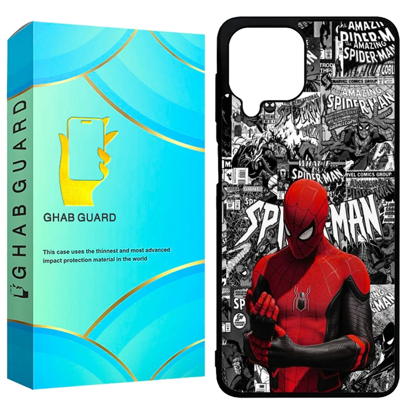 کاور قاب گارد طرح اسپایدر من مدل GCHPA224 مناسب برای گوشی موبایل سامسونگ Galaxy A22 4G / M22 4G / M32 4G