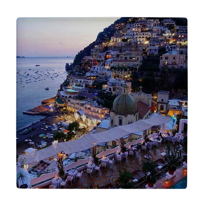  زیر لیوانی طرح شهر مدیترانه ای کد    3540188_1380