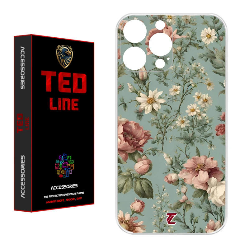 کاور تدلاین طرح گل کد 1152 مناسب برای گوشی موبایل اپل Iphone 13 Pro Max
