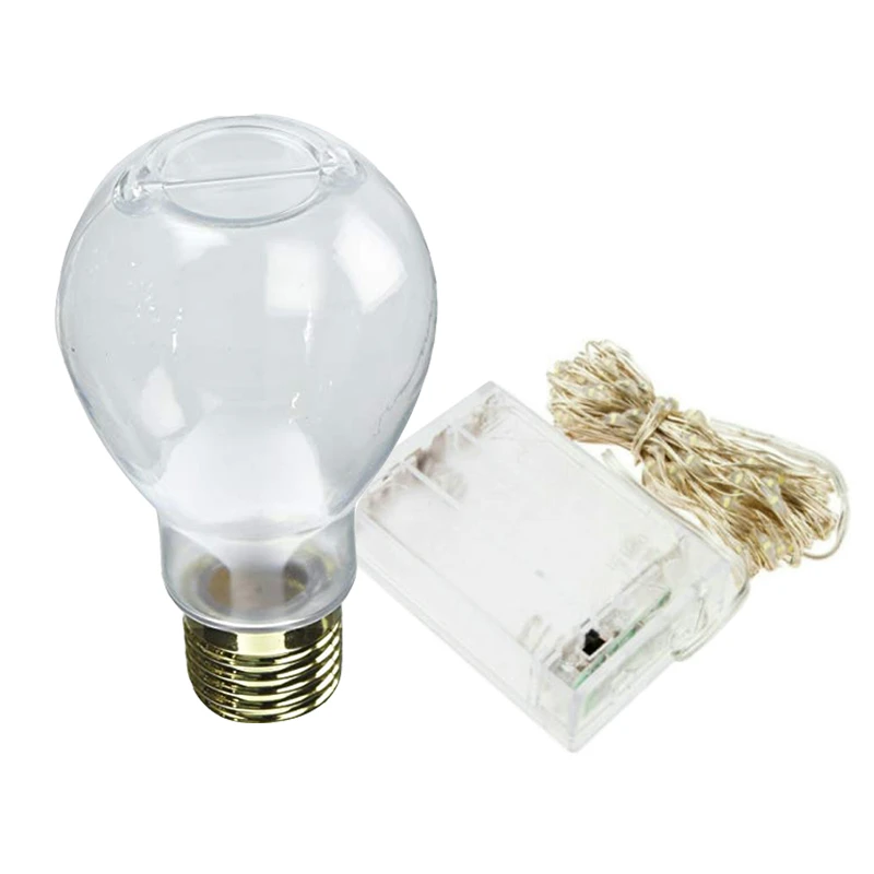 ریسه ال ای دی مدل Plastic Bulb طول 5 متر به همراه حباب طرح لامپ