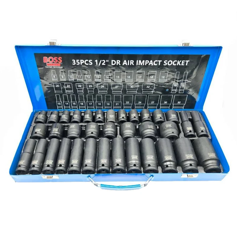 آچار بکس باس مدل BS-35pcs مجموعه 35 عددی