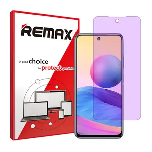 Remax brand shockproof Anti-purple screen protector glass for Xiaomi Redmi Note 10 5G