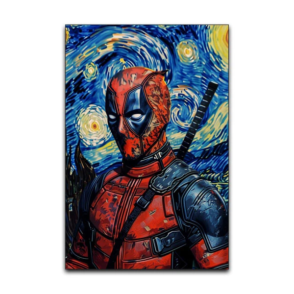 تابلو شاسی گوفی مدل سوپر هیرو طرح ددپول کد DeadPool GOK24
