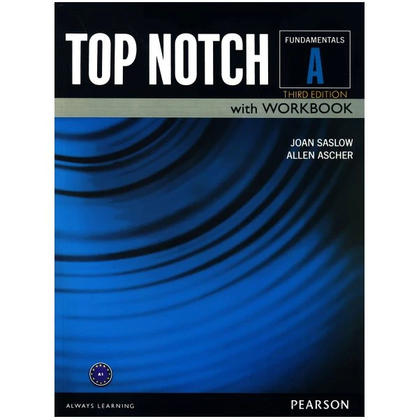 کتاب  top notch fundamentals a اثر JOAN SASLOW &amp; ALLEN ASCHER انتشارات زبان مهر