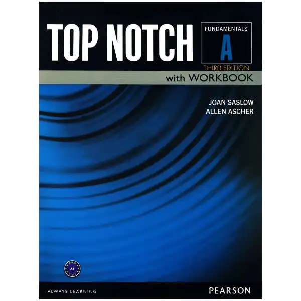 کتاب top notch fundamentals a اثر JOAN SASLOW & ALLEN ASCHER انتشارات زبان مهر