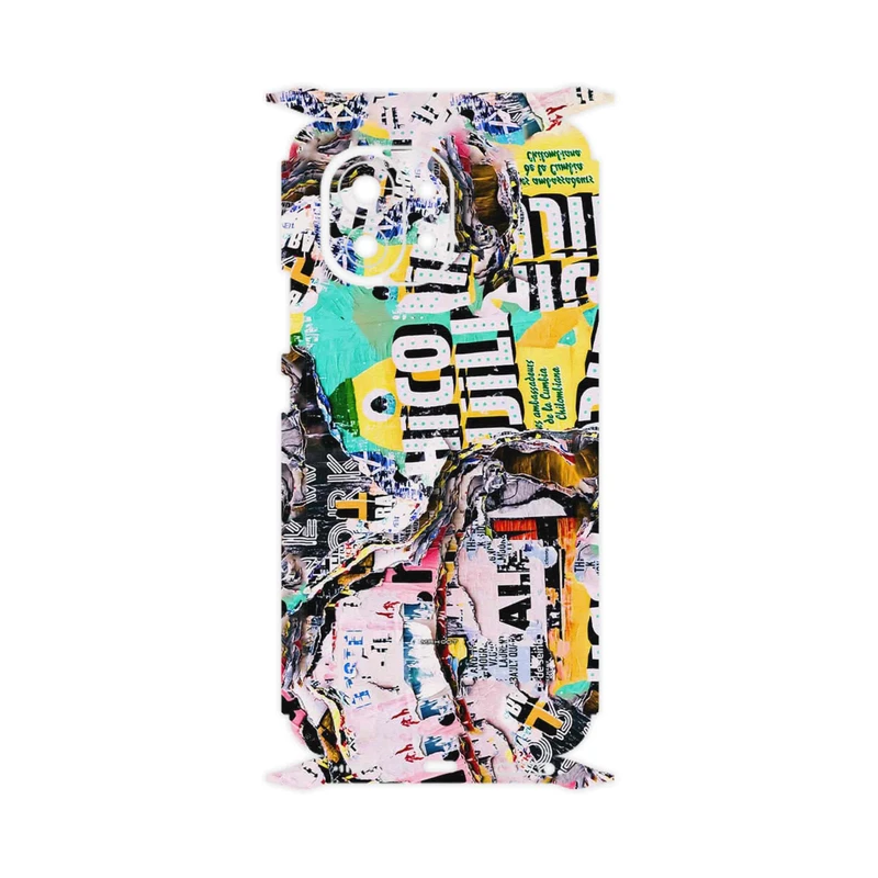 برچسب پوششی ماهوت مدل Collage of Teared Paper-FullSkin مناسب برای گوشی موبایل شیائومی Mi 11 5G