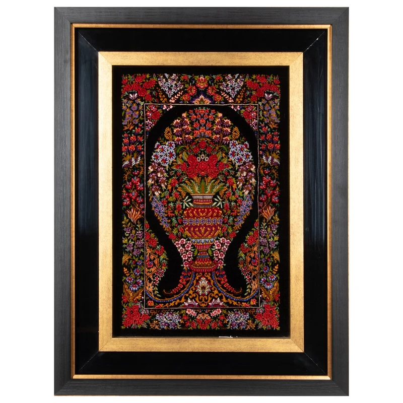 تابلو فرش دستباف سی پرشیا طرح گلدانی کد 904160