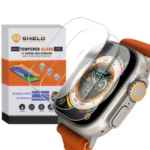 Ultimate Shield SH-ULT Glass Screen Protector For Ultra watch T1000 49mm Pack of 3