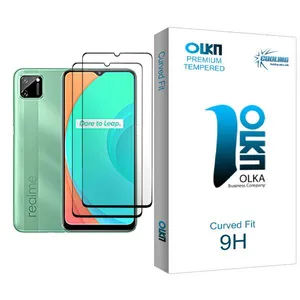 Cooling Olka Glass MIX002 Screen Protector For Realme C11 Pack Of 2