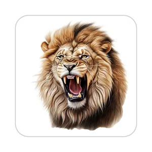 زیر لیوانی کاکتی طرح شیر مدل mp23947