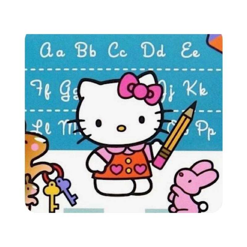 استیکر پارچه و لباس پاد آفرین مدل کارتونی کیتی Kiti بامزه جذاب کد 1395