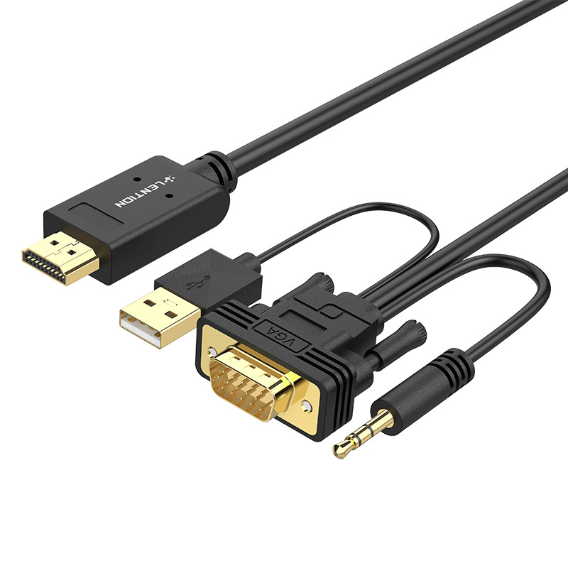 مبدل VGA به HDMI لنشن مدل VC-VpaH-P1