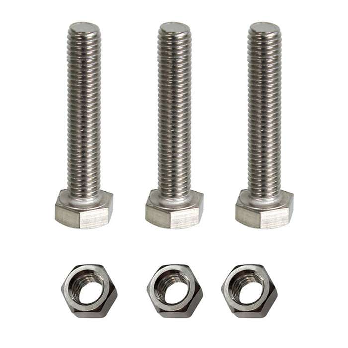  پیچ و مهره مدل Hex-12-60 بسته 6 عددی