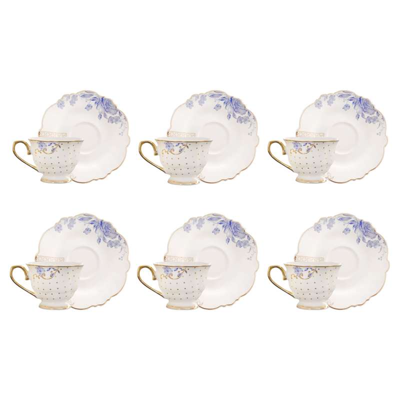 سرویس قهوه خوری 12 پارچه پینک اند مور مدل P - 620542 سرویس قهوه خوری 12 پارچه پینک اند مور مدل P - 620542