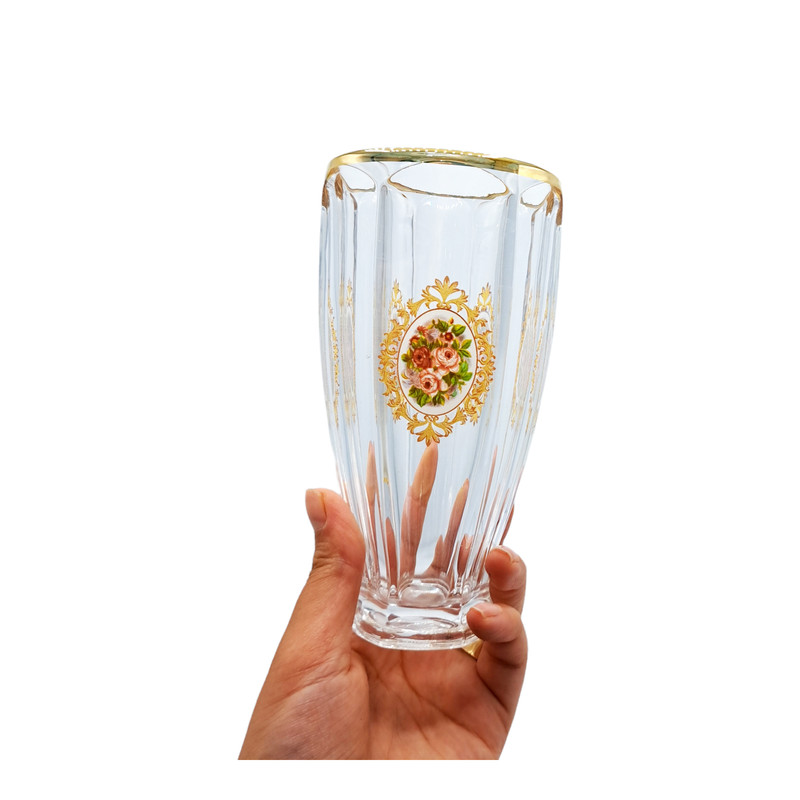 ست پارچ و لیوان 7 پارچه مجستی مدل پترا گل رز