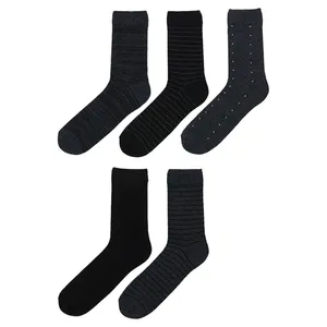 جوراب ساق بلند مردانه ال سی وایکیکی مدل s5hr52z8 مجموعه 5 عددی