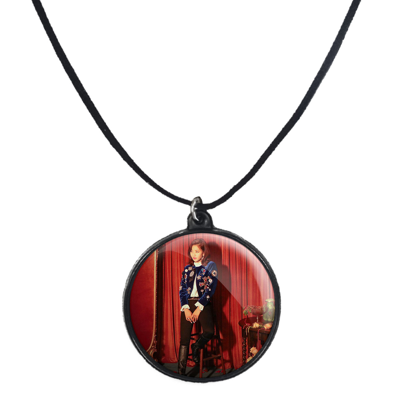 گردنبند پرمانه طرح تو ایس کد pmb.18297 مدل دو طرفه