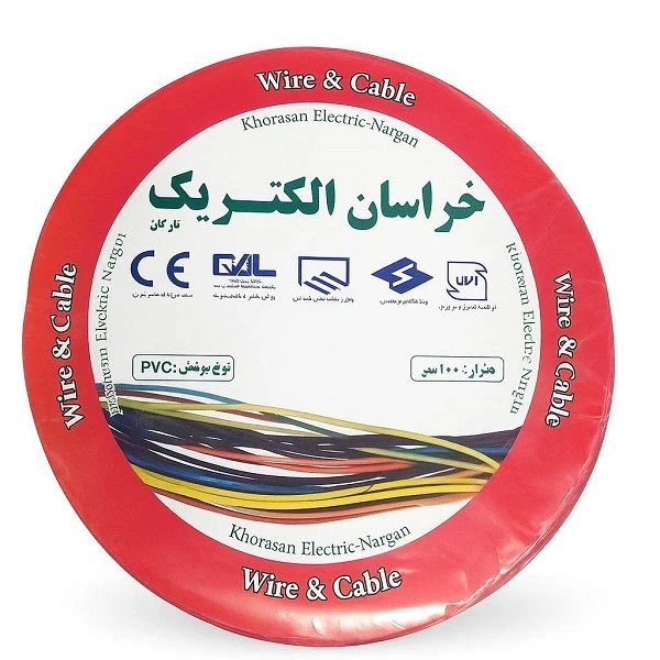 سیم برق مدل  افشان 1 در 1.5 خراسان الکتریک مدل 1.5