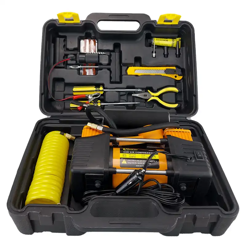 کمپرسور باد فندکی کربن مدل 1200W مجموعه 15 عددی