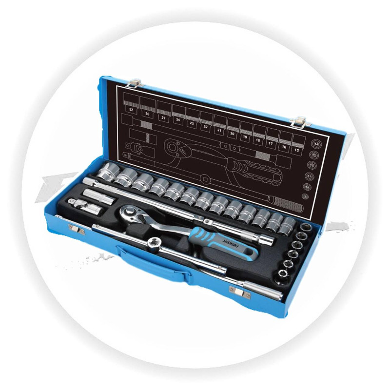 جعبه بکس جادری مدل 110 مجموعه 26 عددی