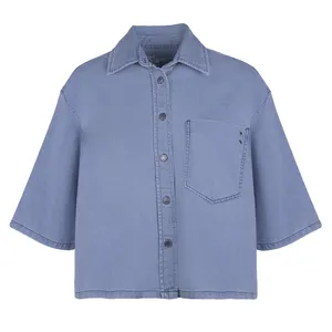 شومیز آستین سه ربع یقه برگردان زنانه پوتنزا مدل 92531001