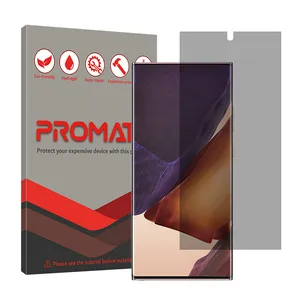 Promate Resistant model privacy screen protector suitable for Samsung Galaxy Note20 Ultra mobile phone