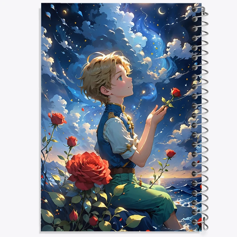 دفتر مشق 50 برگ خندالو طرح شازده کوچولو کد N3051