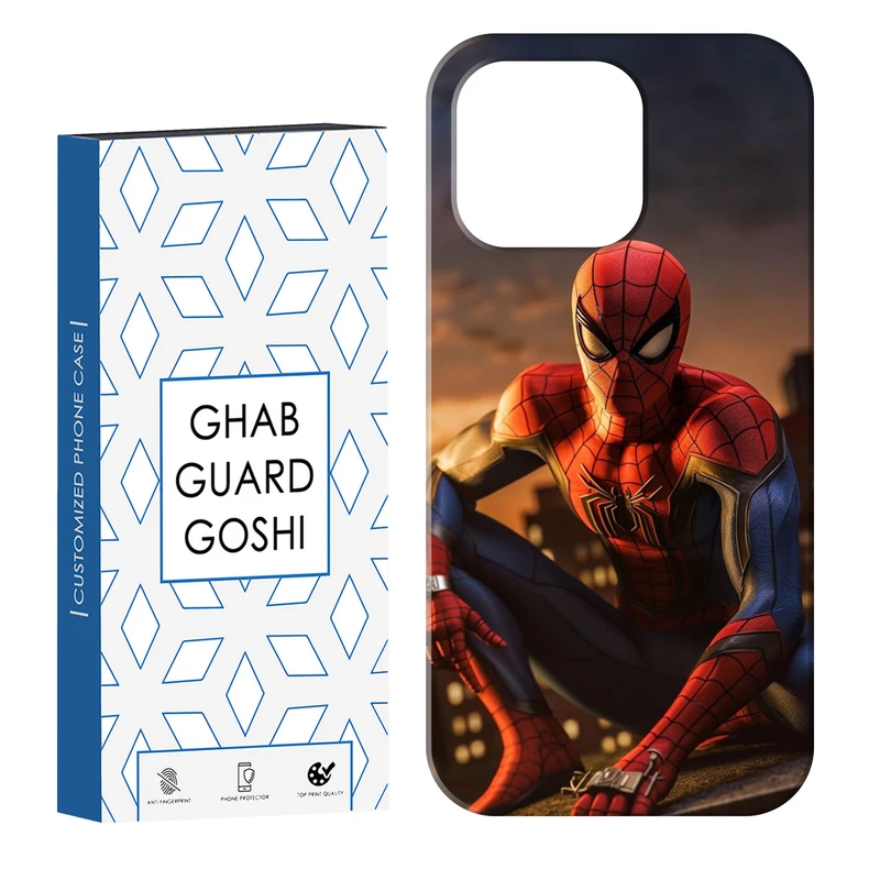 کاور قاب گارد گوشی طرح مرد عنکبوتی کد Dimo-284 مناسب برای گوشی موبایل اپل IPHONE 14 PRO   