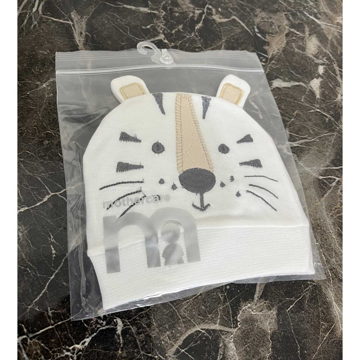 ست کلاه و دستکش و پاپوش نوزادی مادرکر مدل BabyTiger -  - 4