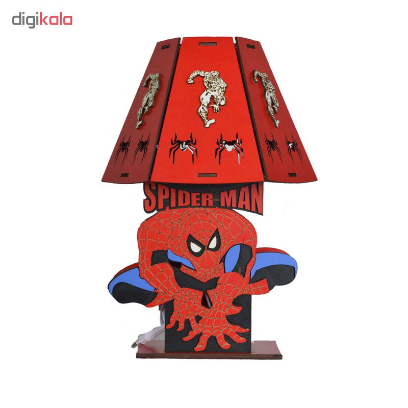 چراغ خواب رومیزی طرح مرد عنکبوتی کد T10
