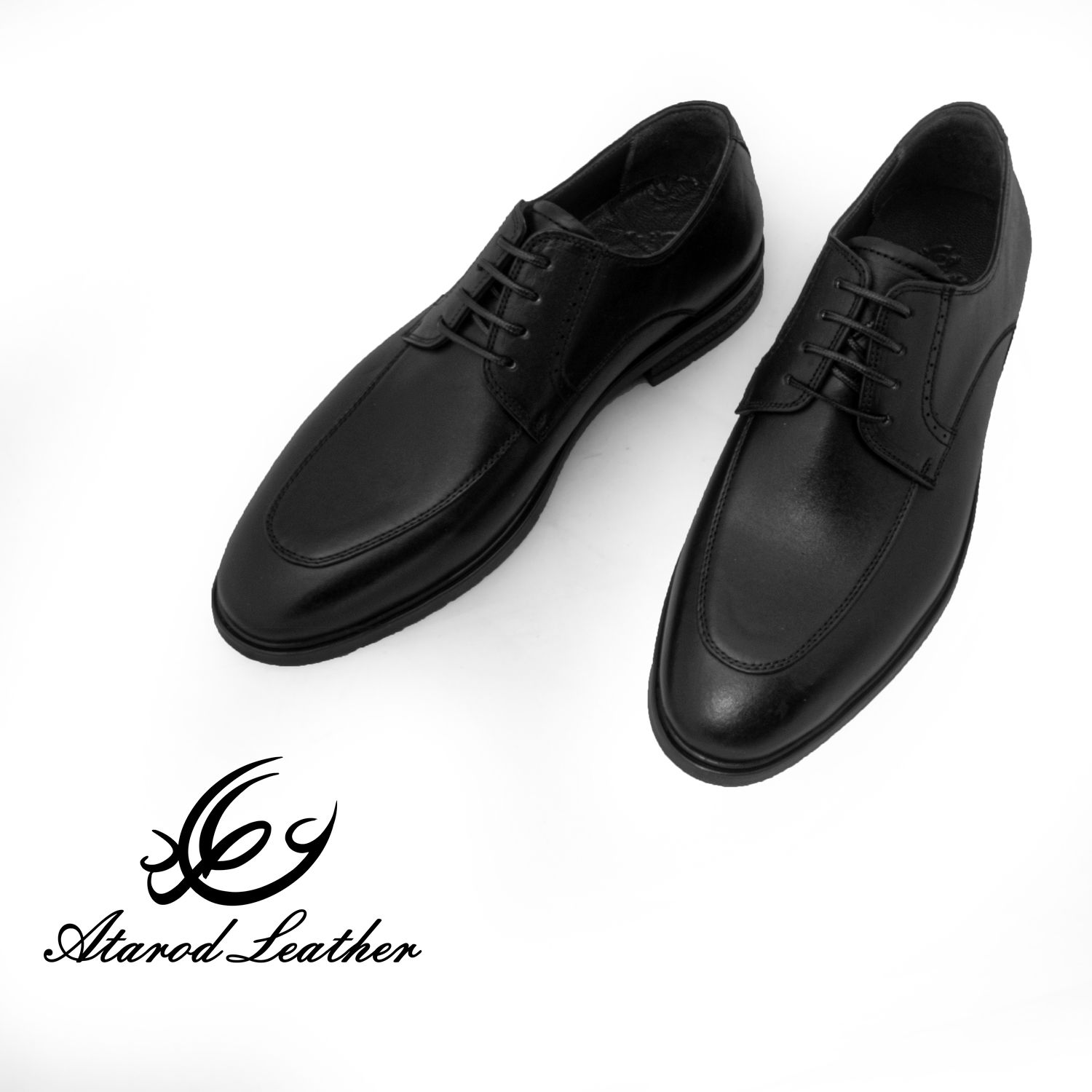 کفش مردانه چرم عطارد مدل چرم طبیعی کد SH287 - - 7